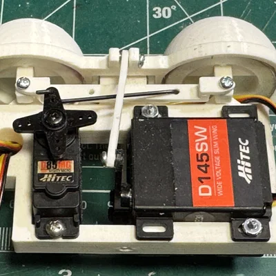 Mắt Animatronic ba servo