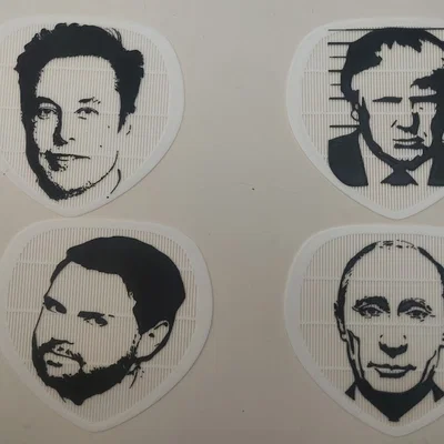 Miếng lót chống văng bồn tiểu: Trump, Putin, Musk, Vance