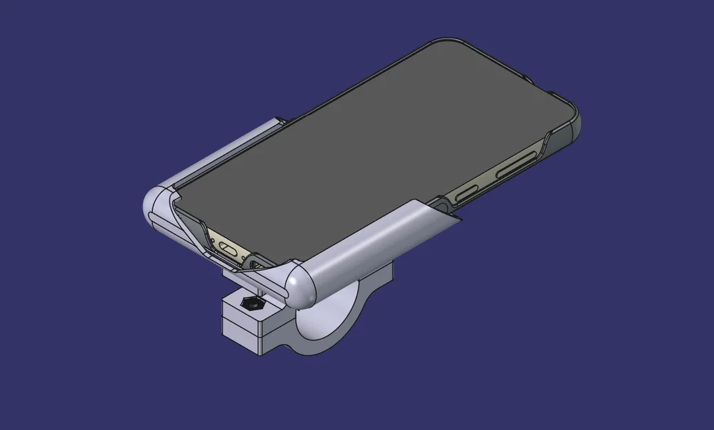 Giá đỡ điện thoại Samsung Galaxy S25 gắn ghi đông xe đạp - Image 1