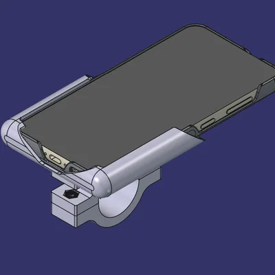 Giá đỡ điện thoại Samsung Galaxy S25 gắn ghi đông xe đạp