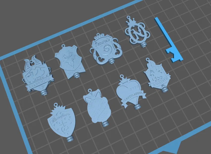 Chìa khóa đồng phục Blazing Jewels 5 năm Twisted Wonderland - Chỉ dành cho máy in MSLA - Image 10