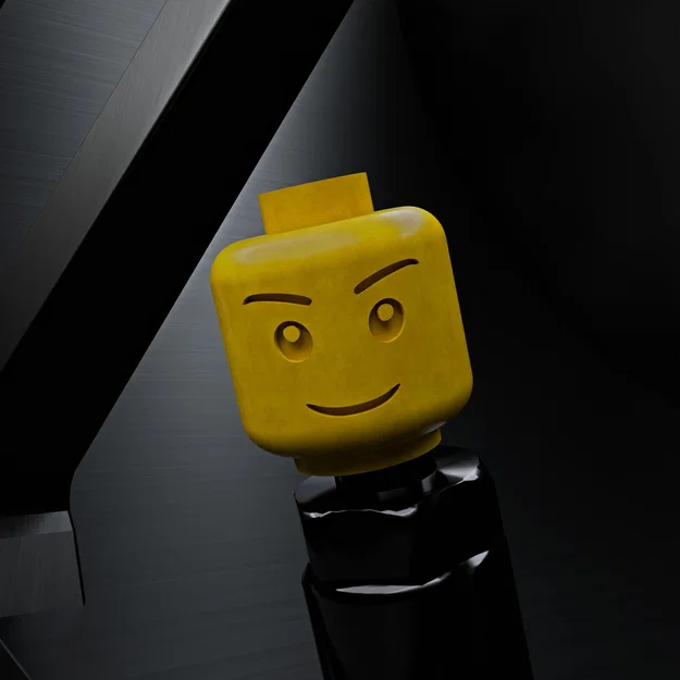 Nắp van xe hình đầu Lego - Image 2