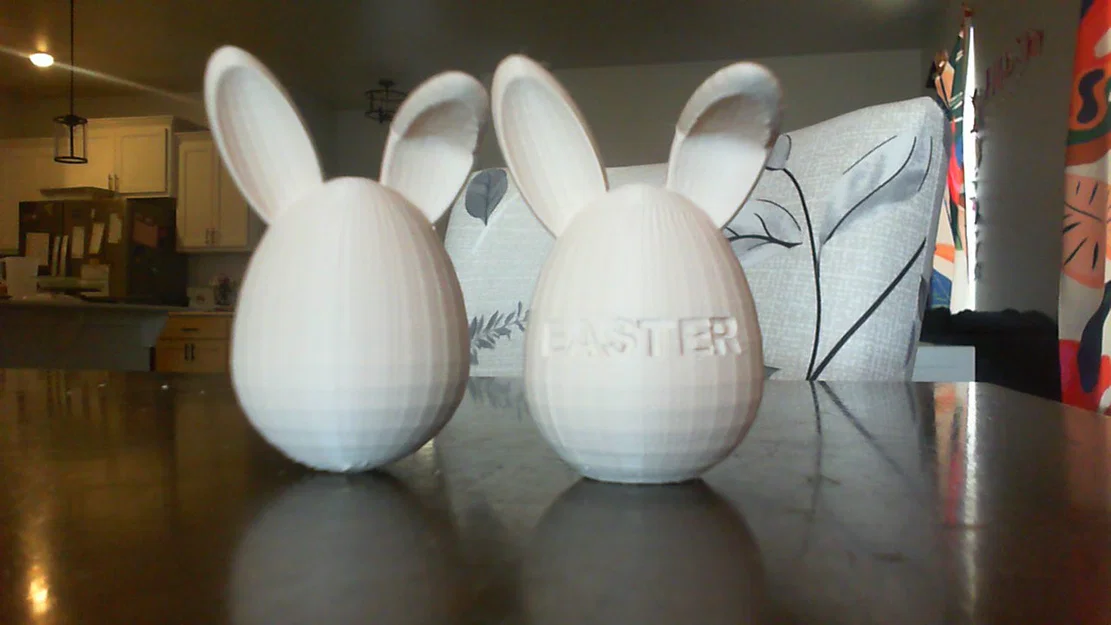 Mô hình chú thỏ trứng phục sinh (Easter Egg Bunny) dễ thương để in 3D - Image 1