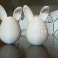 Mô hình chú thỏ trứng phục sinh (Easter Egg Bunny) dễ thương để in 3D - Thumbnail 1