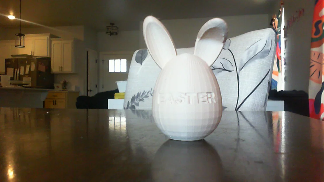Mô hình chú thỏ trứng phục sinh (Easter Egg Bunny) dễ thương để in 3D - Image 2
