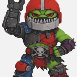 Mô hình Trap Jaw phong cách Chibi siêu dễ thương để in 3D