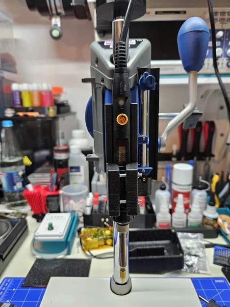 Giá đỡ mỏ hàn cho chân đế Dremel (Dremel Drill Press Adapter) - Image 2