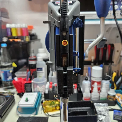 Giá đỡ mỏ hàn cho chân đế Dremel (Dremel Drill Press Adapter)