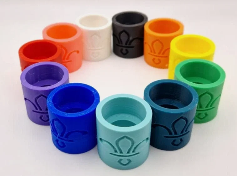 Vòng đeo khăn quàng Scout Woggle in 3D thiết kế tinh tế - Image 1