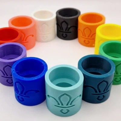 Vòng đeo khăn quàng Scout Woggle in 3D thiết kế tinh tế