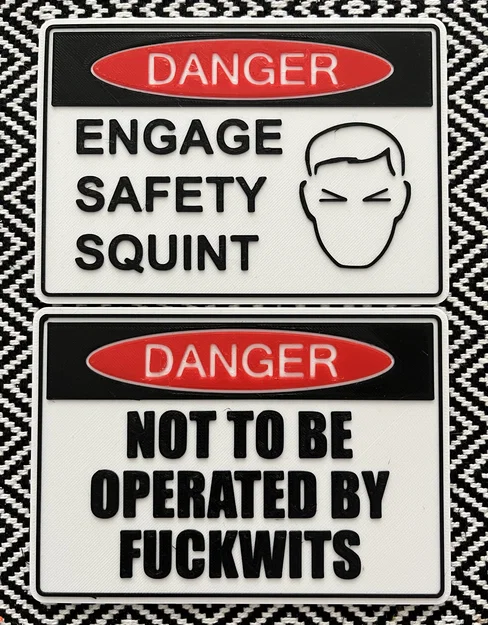 Biển báo an toàn Skookum (Skookum Danger Signs) - Image 2