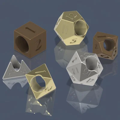Dice Beads - Bộ hạt xúc xắc v2