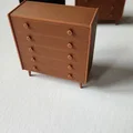 Mô hình tủ ngăn kéo Hergus cho nhà búp bê - Thiết kế thu nhỏ 1:10 - Thumbnail 3