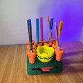 Khay Đựng Đồ Văn Phòng Hình Vườn Cà Rốt Đa Năng Có Ngăn Để Trứng - Thumbnail 2