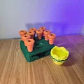 Khay Đựng Đồ Văn Phòng Hình Vườn Cà Rốt Đa Năng Có Ngăn Để Trứng - Thumbnail 3