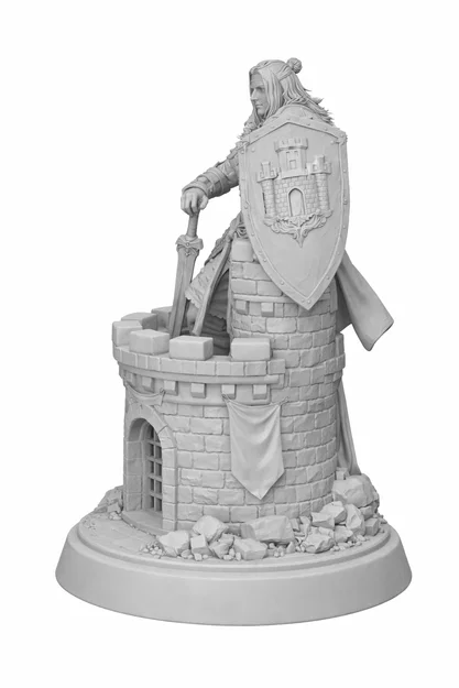 Knight of the Watchtower - Mô hình hiệp sĩ cờ vua 3D độc đáo - Image 5