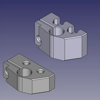 Bộ pat giữ trục Y cải tiến cho máy in 3D Prusa MK3 (Y Axis Rod Holder)