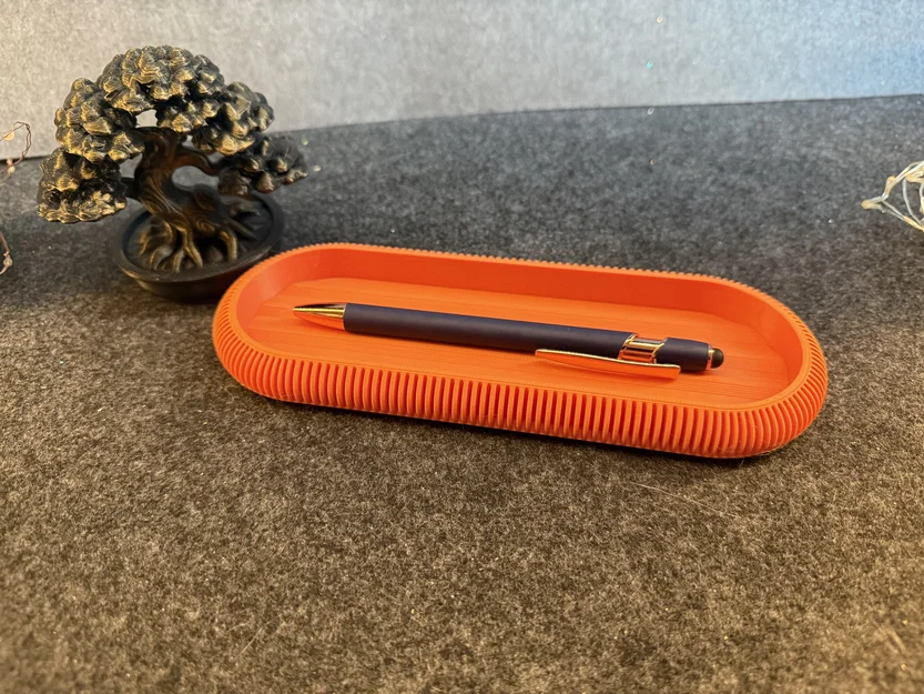 Khay Đựng Đồ Để Bàn Ribbed Desktop Organizer - Image 1