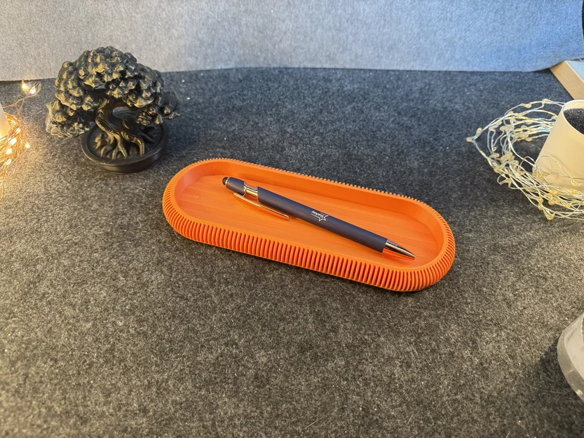 Khay Đựng Đồ Để Bàn Ribbed Desktop Organizer - Image 6