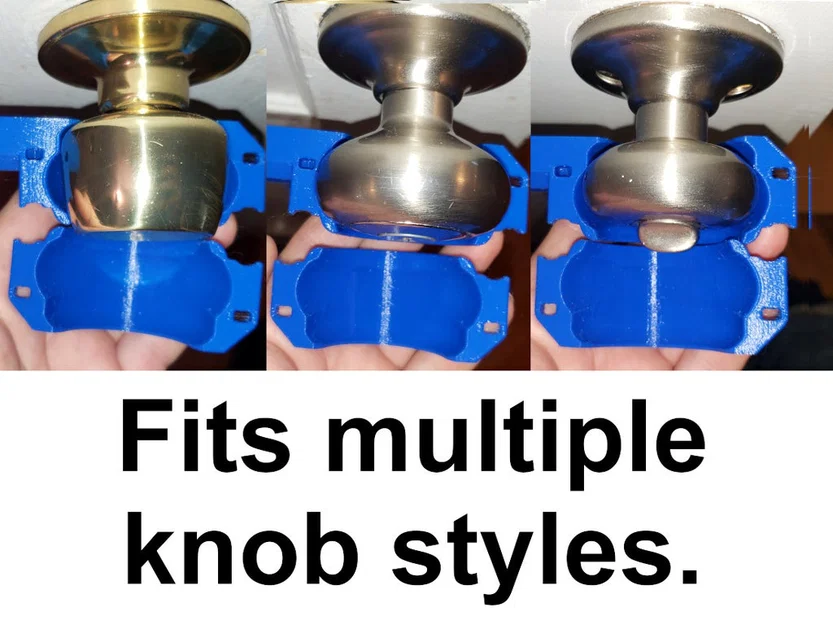 Bộ Chuyển Núm Cửa Tròn Sang Tay Gạt (Round Door Knob to Lever Converter) - Image 3