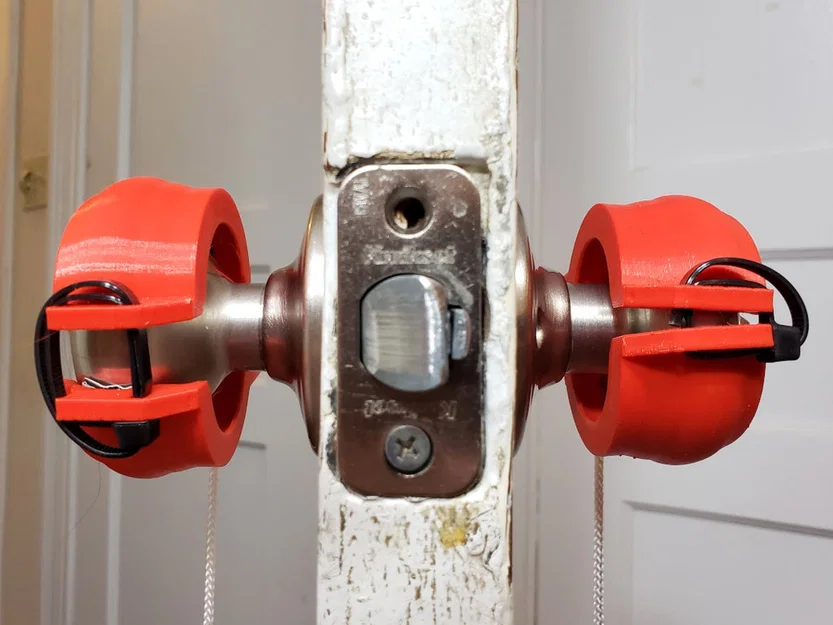 Bộ Chuyển Núm Cửa Tròn Sang Tay Gạt (Round Door Knob to Lever Converter) - Image 4