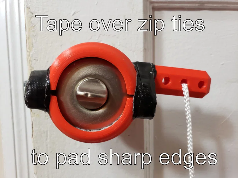 Bộ Chuyển Núm Cửa Tròn Sang Tay Gạt (Round Door Knob to Lever Converter) - Image 5