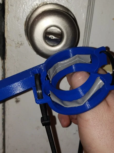 Bộ Chuyển Núm Cửa Tròn Sang Tay Gạt (Round Door Knob to Lever Converter) - Image 6