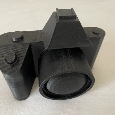 Mô hình máy ảnh 3D trang trí bàn làm việc đẹp mắt