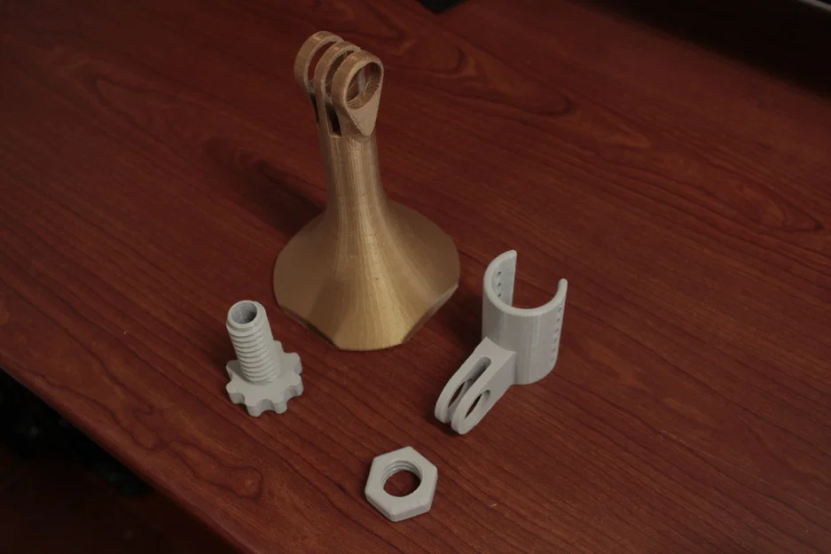 Chân Để Micro Để Bàn In 3D 100% (100% Printable Desktop Microphone Stand) - Image 3