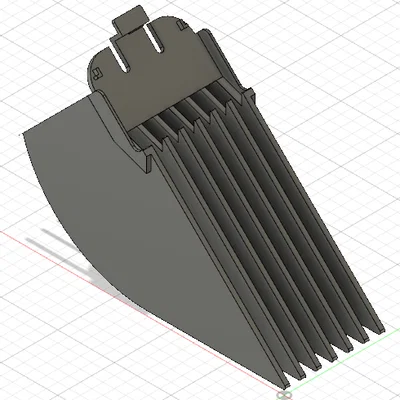 Cữ lược cắt tóc 57.15mm cho máy Wahl in 3D chuyên nghiệp