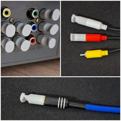 Nắp bảo vệ cho cổng RCA/AV/composite/component và đầu nối subwoofer