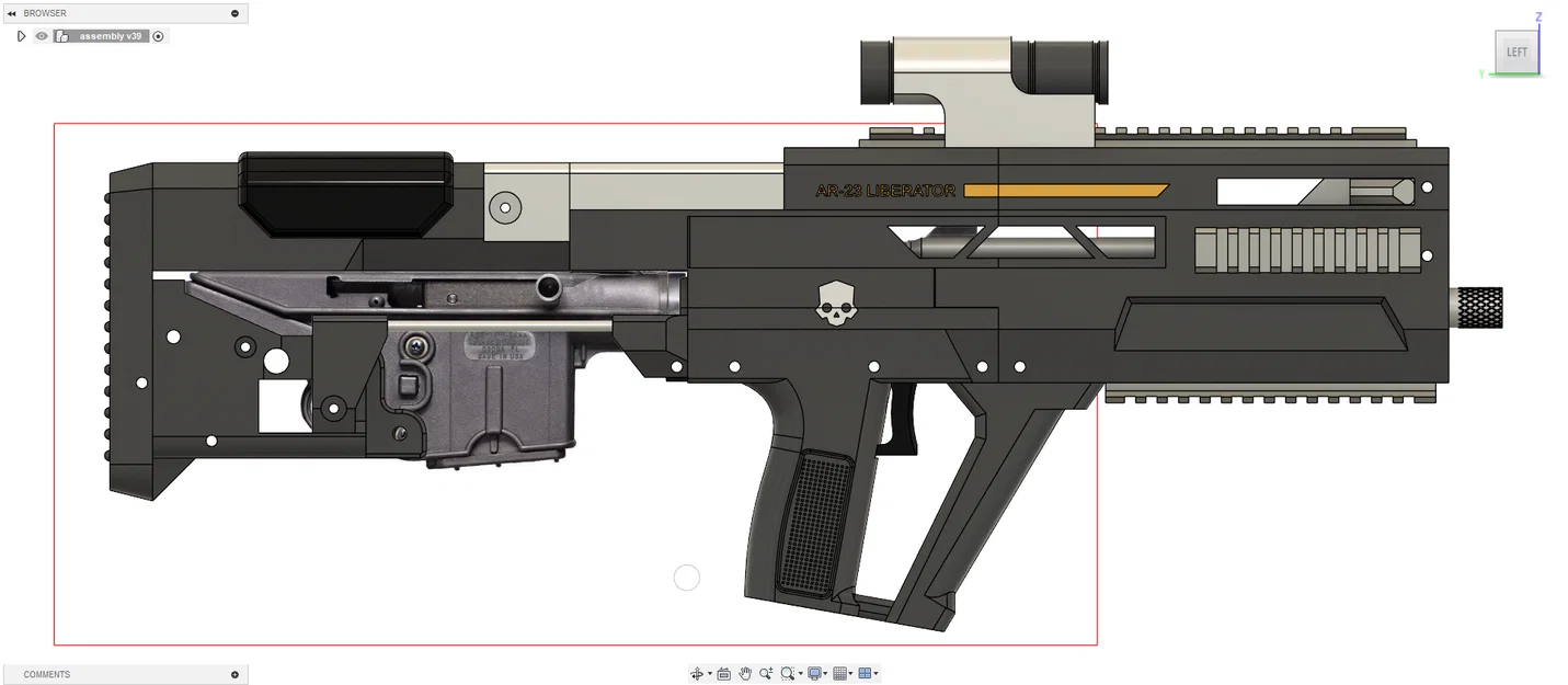 Airsoft AR-23 Liberator – Kit chuyển đổi cho WE-Tech PLR-16 GBBR - Image 5