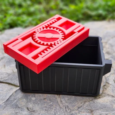 Nắp Rack and Pinion Print-in-Place (File hộp có trên Patreon)