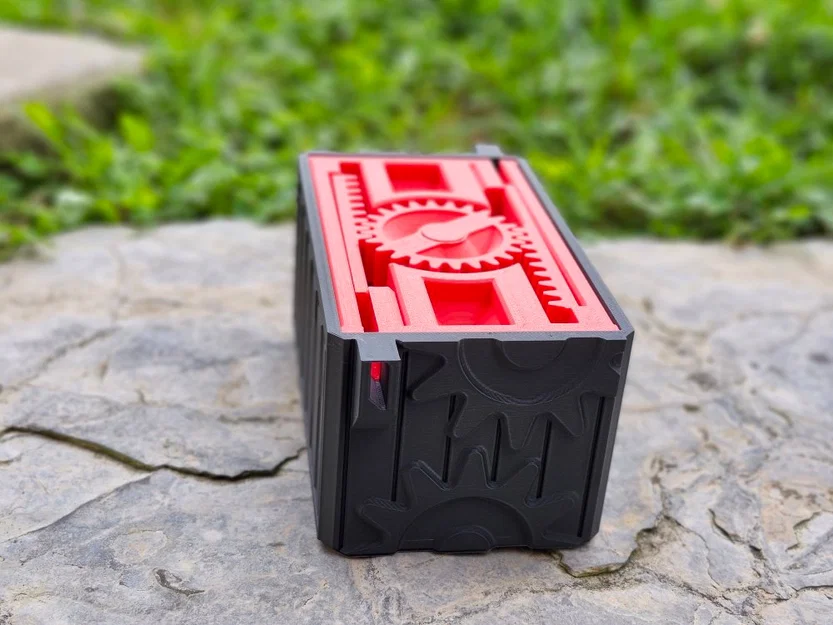 Nắp Rack and Pinion Print-in-Place (File hộp có trên Patreon) - Image 3