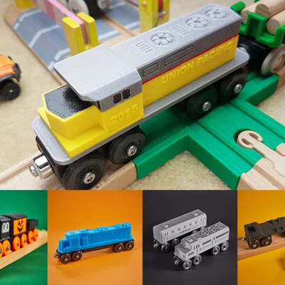 Tàu đồ chơi Union Pacific tương thích BRIO / IKEA