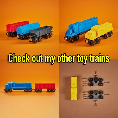 Đầu máy tàu đồ chơi BNSF tương thích BRIO / IKEA