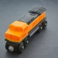 Đầu máy tàu đồ chơi BNSF tương thích BRIO / IKEA - Thumbnail 6