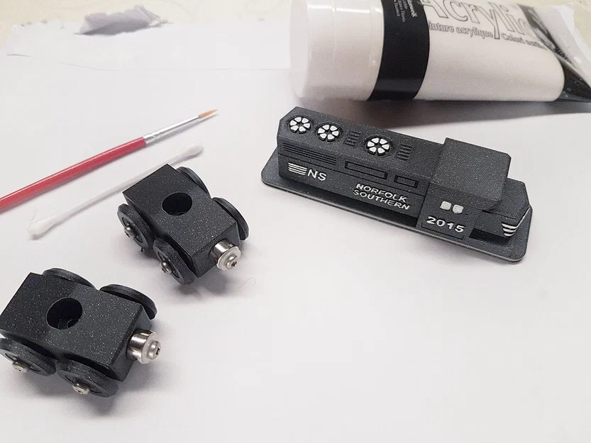 Tàu đồ chơi Norfolk Southern (tương thích BRIO / IKEA) - Image 2