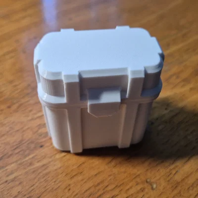 Hộp đựng 2 lọ nước pha tiêm (bacteriostatic water) 3D in