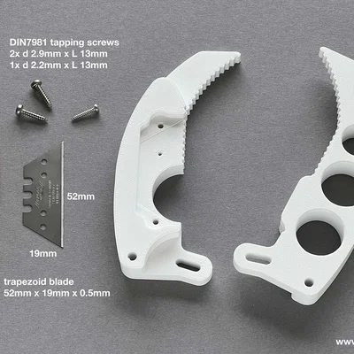 Càng kẹp cắt cho QYSEA FIFISH Robotic Arm (lưỡi dao âm)