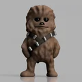 Mô hình Mini Chewie (Chewbacca) in 3D - Đáng yêu cho fan Star Wars - Thumbnail 1