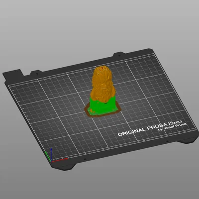 Mô hình Mini Chewie (Chewbacca) in 3D - Đáng yêu cho fan Star Wars
