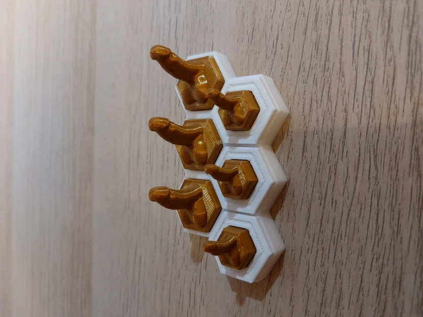 Móc “dick” cho Honeycomb Storage Wall (HSW) - Image 4