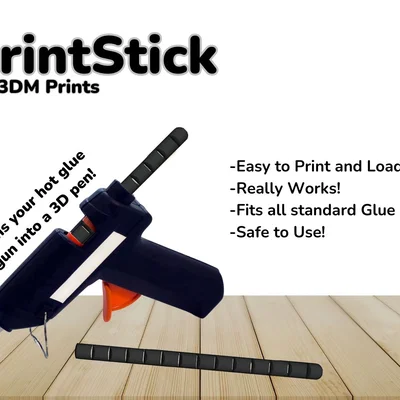 PrintStick - Biến súng bắn keo thành bút vẽ 3D sáng tạo