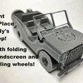 Willy's Jeep in-place (Print-In-Place) – Kính chắn gió gập được - Thumbnail 1