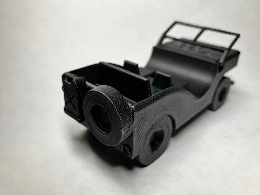 Willy's Jeep in-place (Print-In-Place) – Kính chắn gió gập được - Image 3