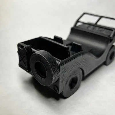 Willy's Jeep in-place (Print-In-Place) – Kính chắn gió gập được