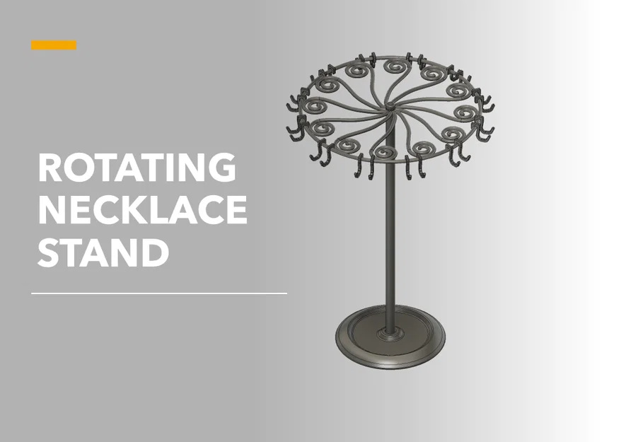 Giá treo vòng cổ xoay (Rotating Necklace Stand) - Image 1