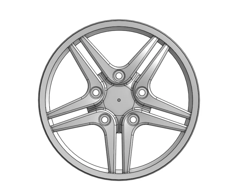 Vành bánh xe (Tire Rim) – Mẫu in 3D chính xác - Image 2