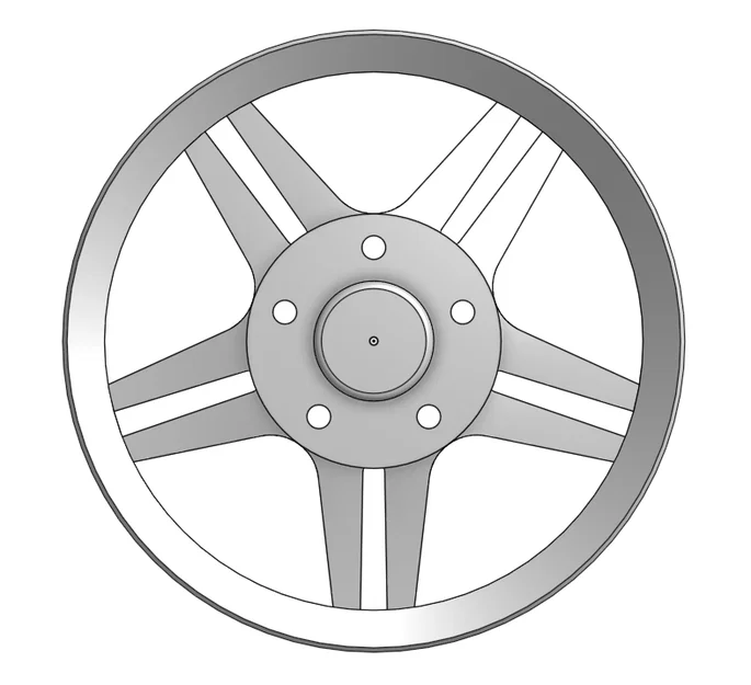 Vành bánh xe (Tire Rim) – Mẫu in 3D chính xác - Image 3